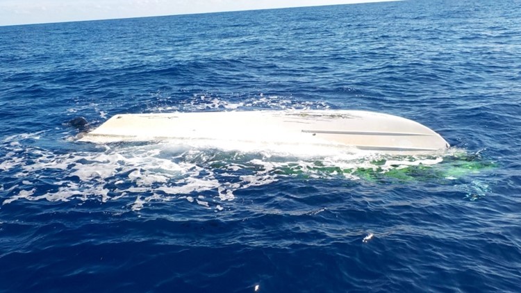 Capsized boat with no people found east of Chesapeake Bay: Coast Guard