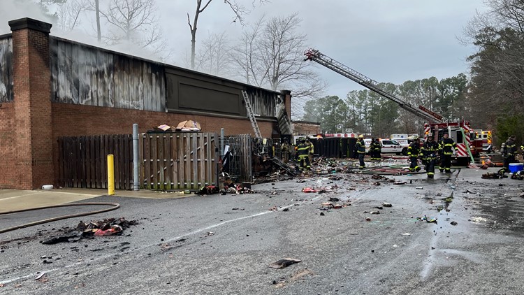 Large fire at Newport News Dollar General causes extensive damage, no one hurt