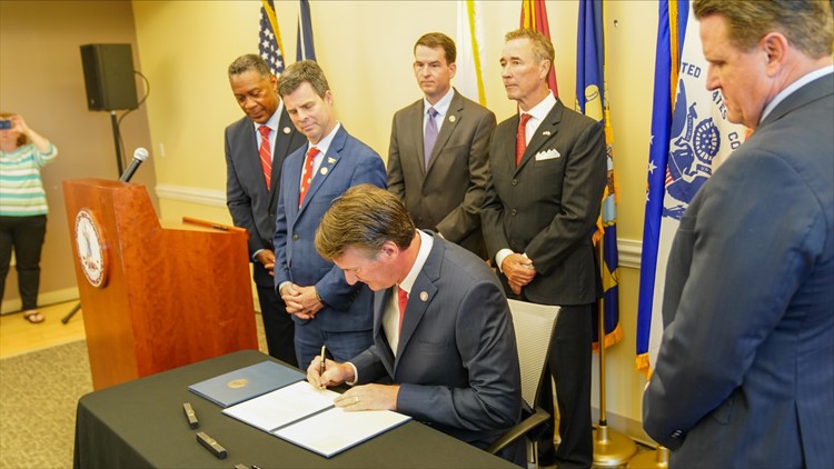 Youngkin signs bills giving tax breaks to military vets