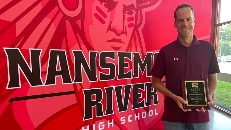Suffolk educator named Teacher of the Year for Region 2