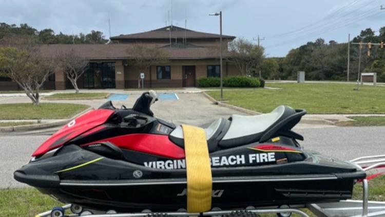 Virginia Beach firefighters gear up for summer safety with 3 new jet skis