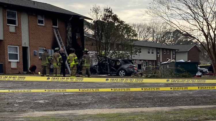 Car crash into Virginia Beach townhouse being investigated as possible homicide, police say