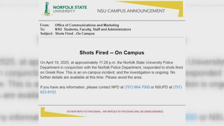 NSU double shooting under investigation