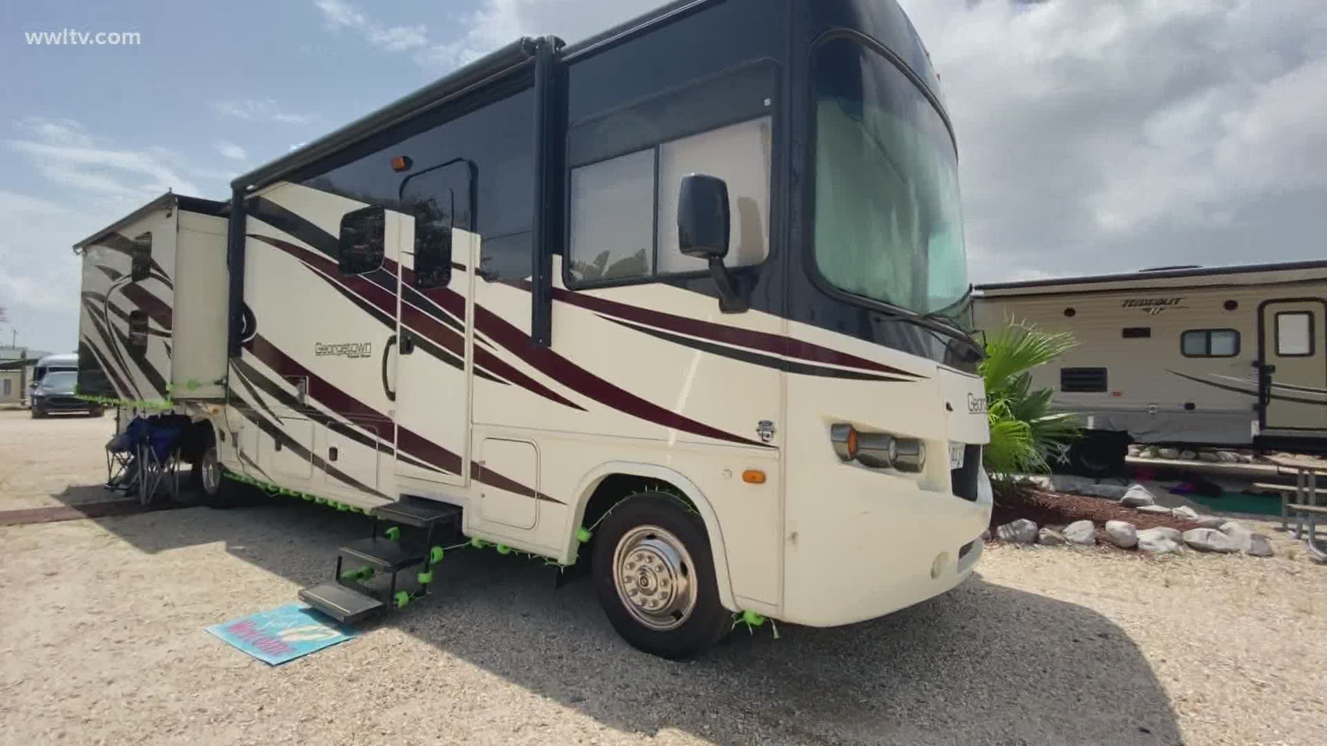 The RV association says that more than 40 million Americans plan to take an RV trip this year.