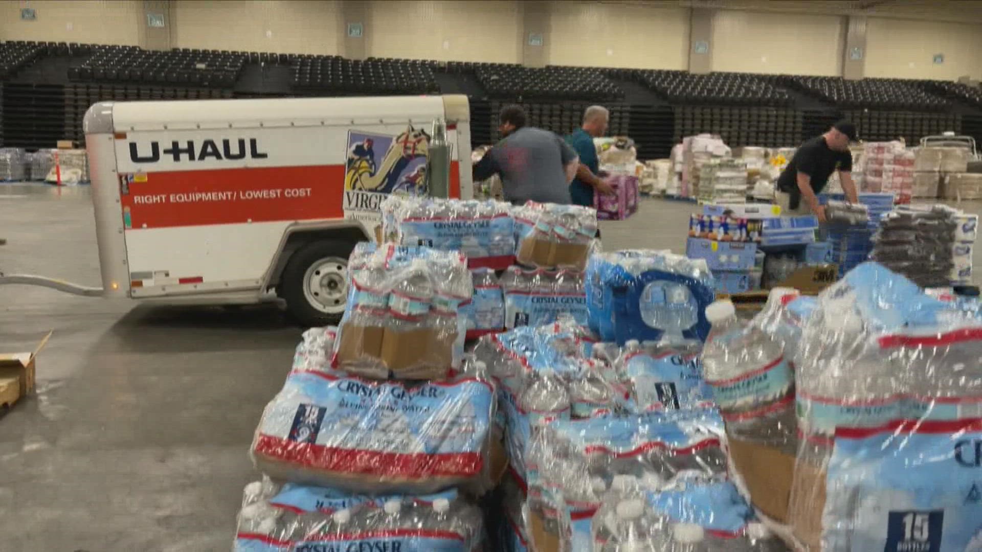 People are helping each other after Hurricane Ida with much needed supplies.