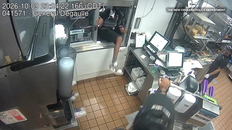 WATCH: Armed man climbs through New Orleans Taco Bell drive-thru window after being denied service