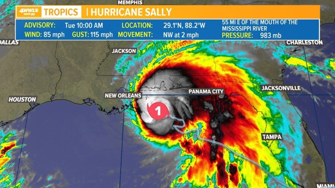 Tracking Hurricane Sally: Latest forecast track and updates | fox61.com