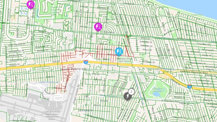 Nearly 1,300 customers lose power in Kenner; power is restored in Mid-City
