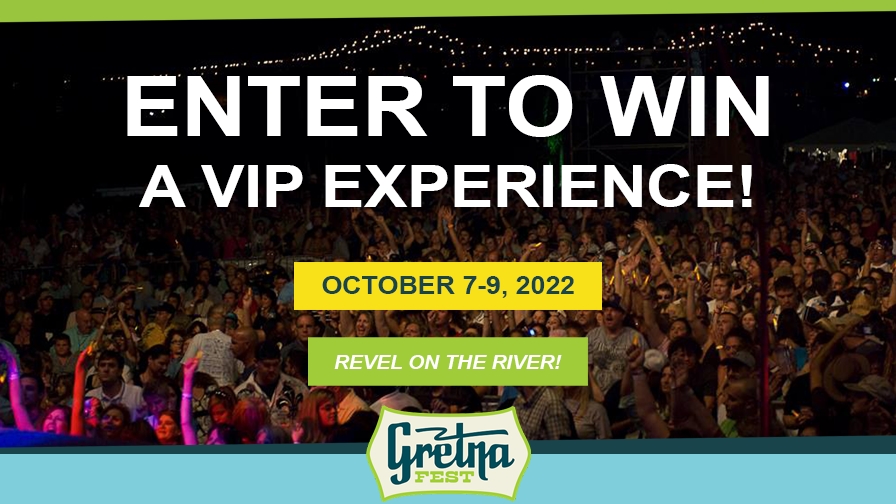 Enter for your chance to win a VIP experience to the Gretna Fest!