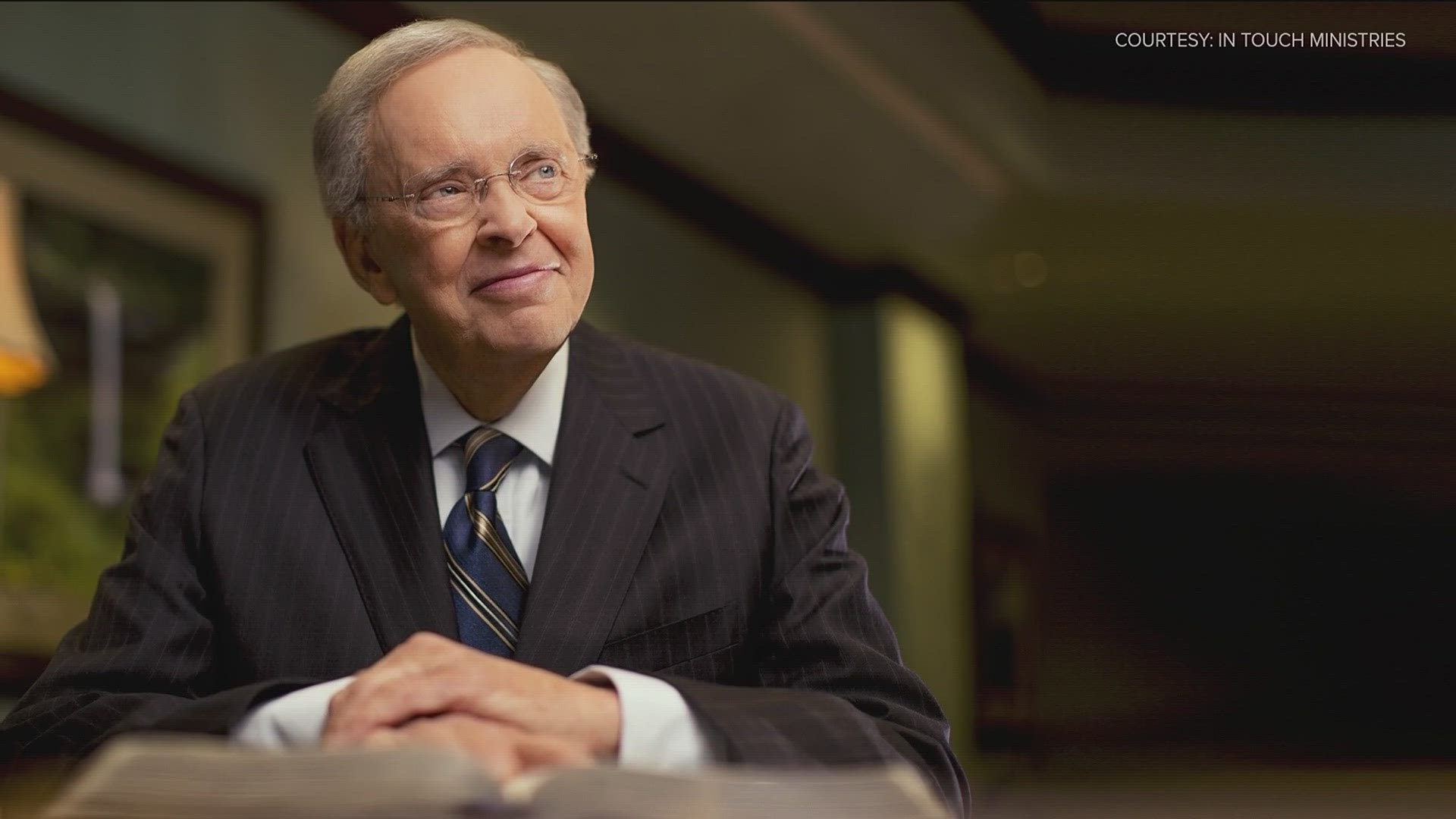 Dr. Charles Stanley who was a powerful pastor at the First Baptist Church of Atlanta. His organization In Touch Ministries reached millions across the world.
