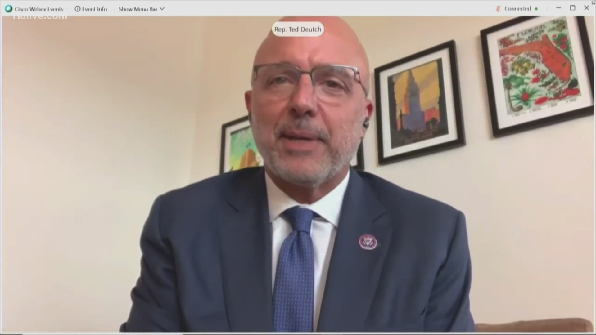 Rep. Ted Deutch, who is the Ethics Committee chairman, spoke Wednesday.