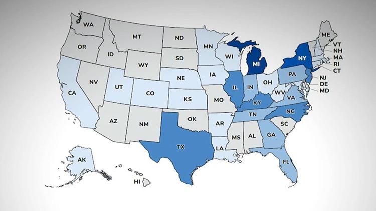 Major stomach bug outbreak linked to contaminated produce and swimming pools with cases in Georgia