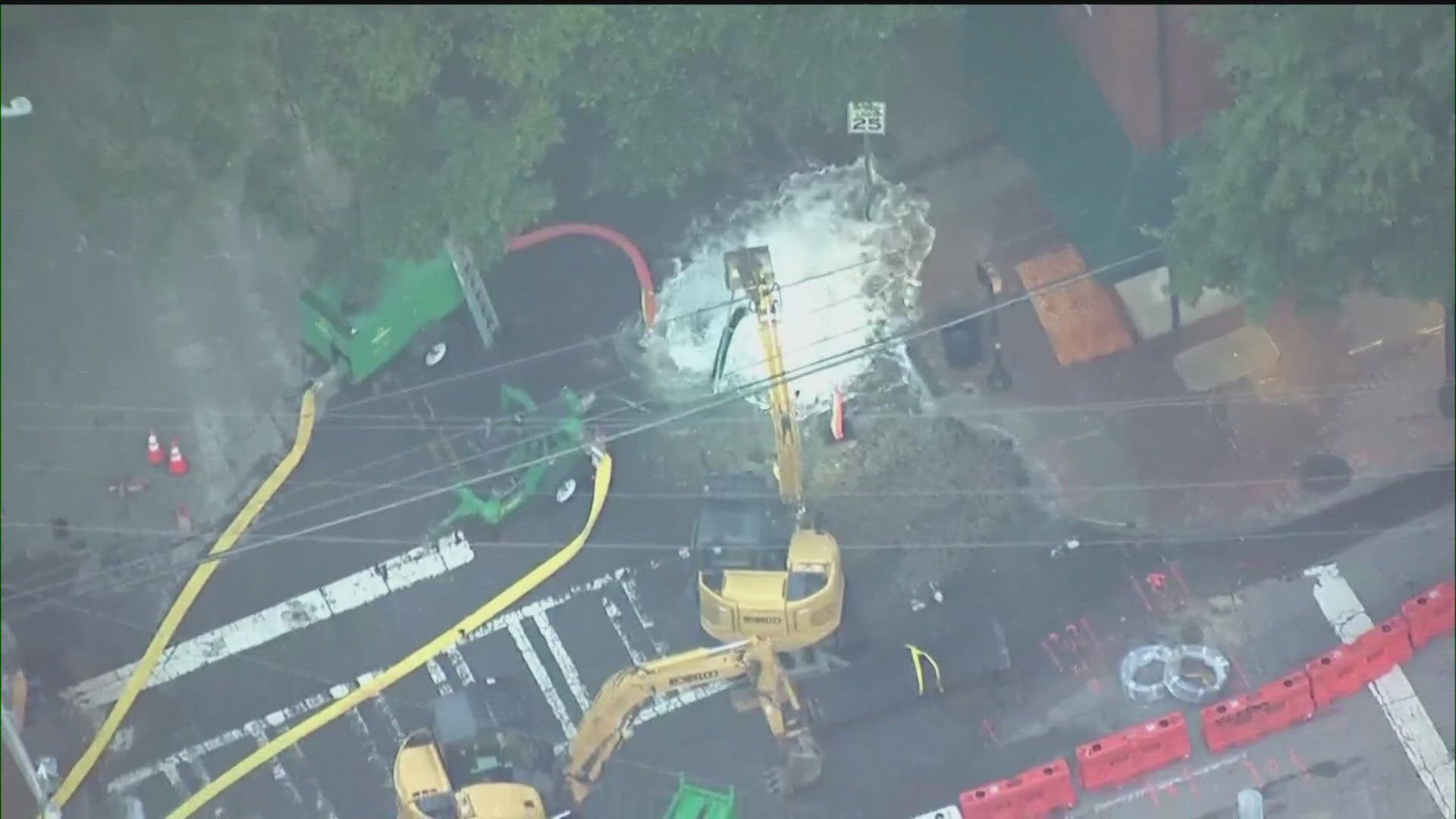 The water main break caused a major disruption for workers and residents in Midtown. Business owners are financially affected.