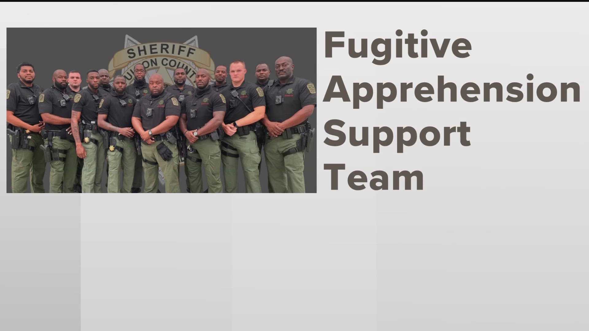 Fulton County Sheriff’s Office said its FAST unit "holds the same values and mission as the previously named Scorpion Unit."
