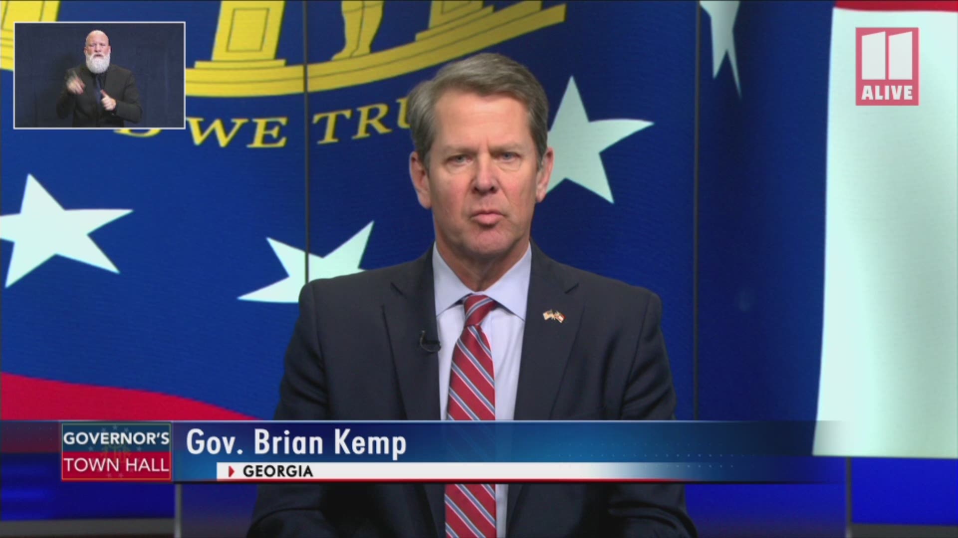 Kemp addressed concerns over not ordering a statewide lockdown and spoke about how the virus is having very different impacts from one county to the next.