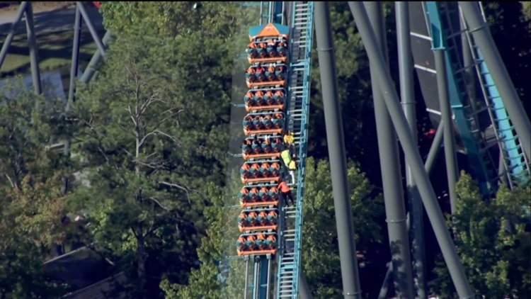 Man dies after falling from roller coaster at Six Flags over Georgia, witnesses say
