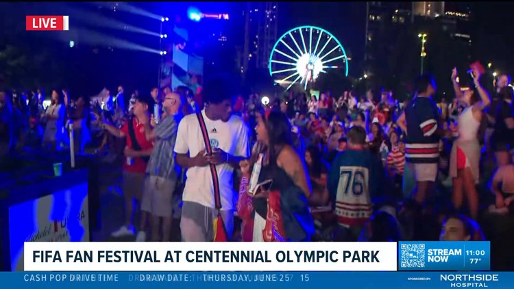 Atlanta's FIFA Fan Festival draws capacity crowds, highlighting soccer's growing popularity in US