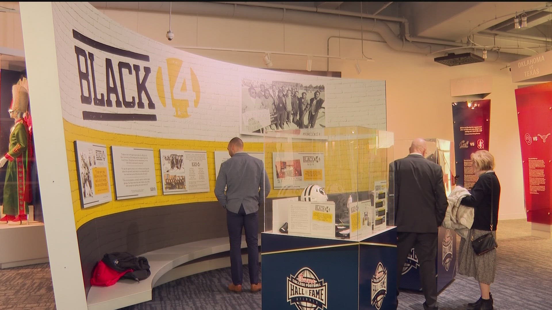 The exhibit showcases the struggle of a group of Black student-athletes who famously stood up in protest in the 60s.