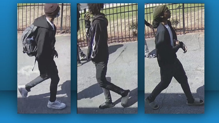 Police seek public's help to identify 3 suspects in Atlanta shooting