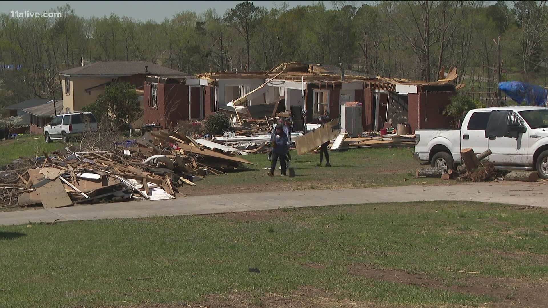 Newnan High School going virtual after tornado damage | fox61.com