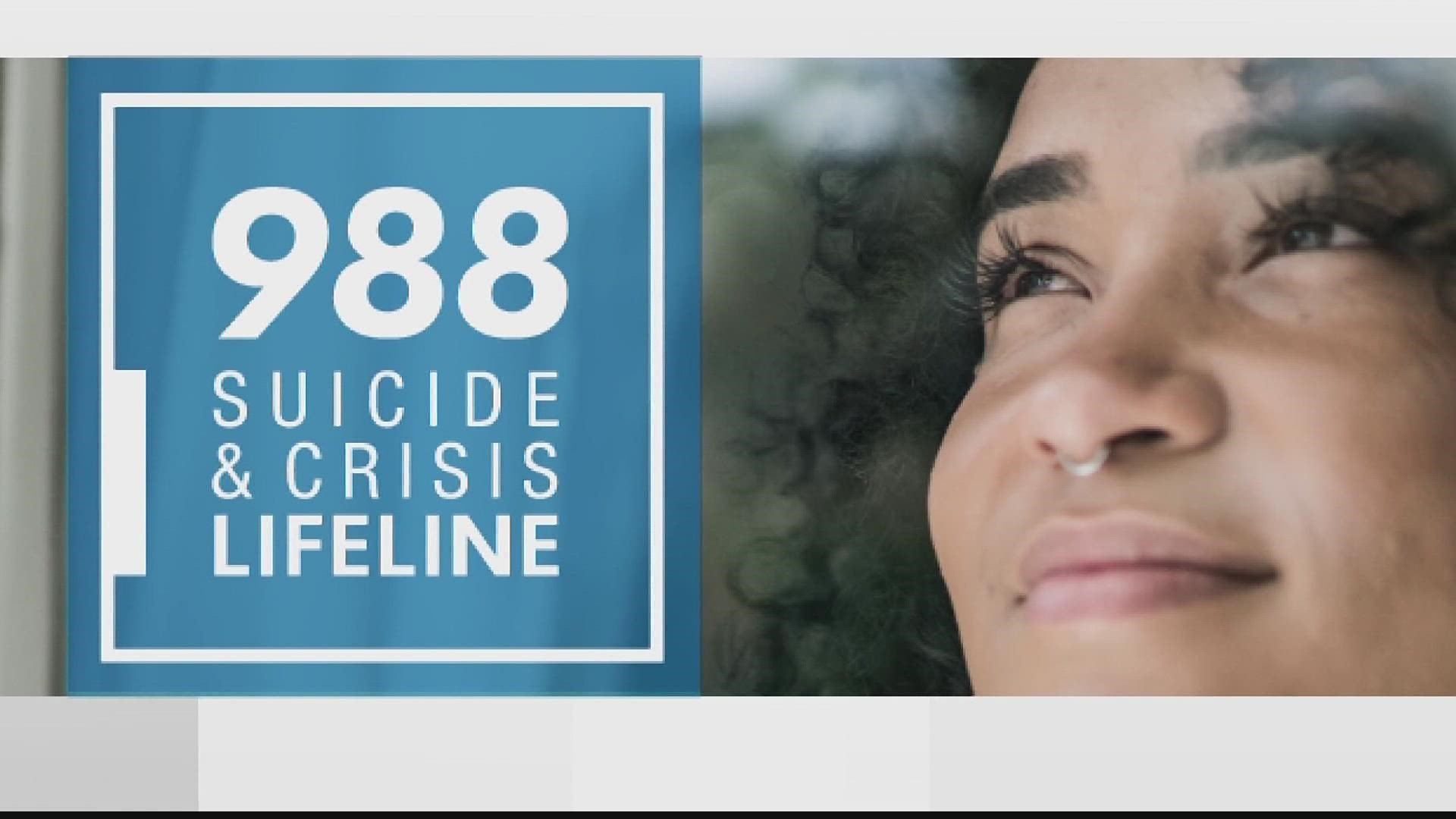 988 is a three-digit line that will connect people with suicide prevention and mental health crisis resources.