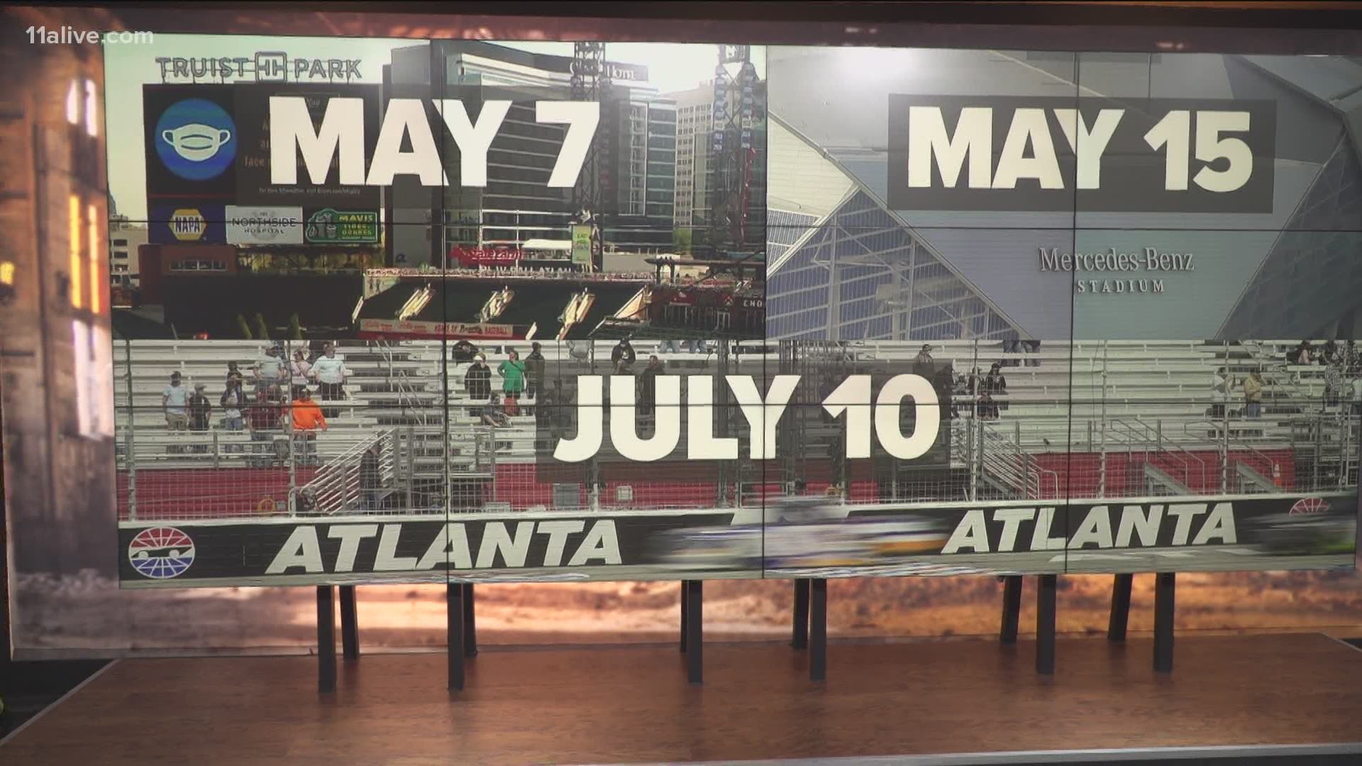 Some of Atlanta's athletes will soon be cheered on by stands packed with fans.