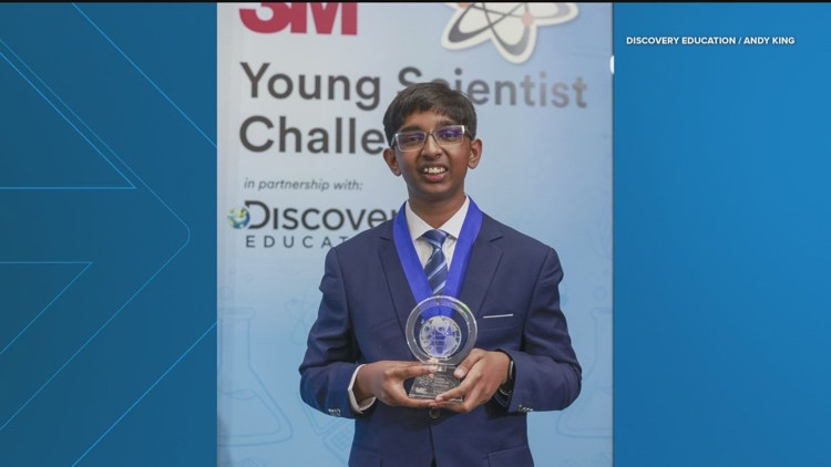 Meet the Gwinnett 9th grader named America's 'Top Young Scientist'