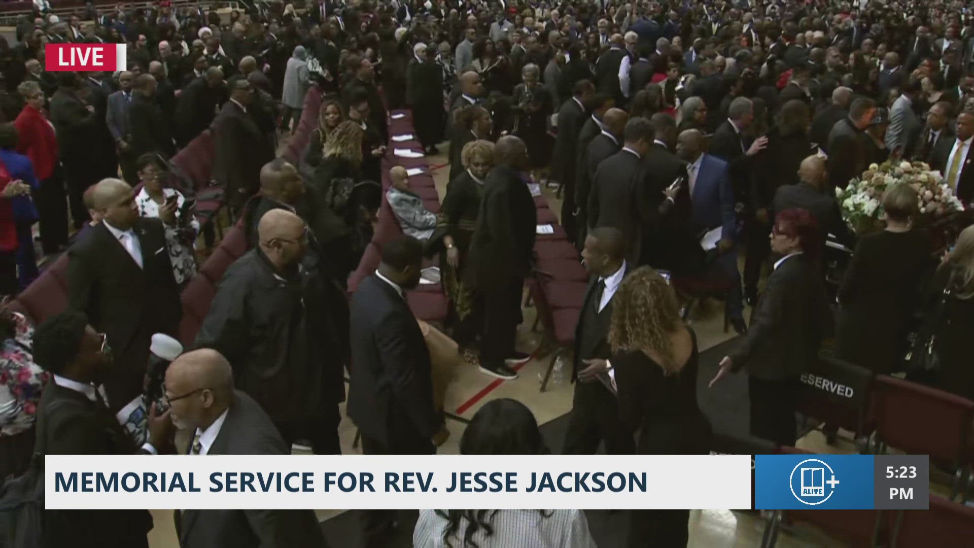 Jesse Jackson Sr. funeral: Family and casket exit at end of Chicago