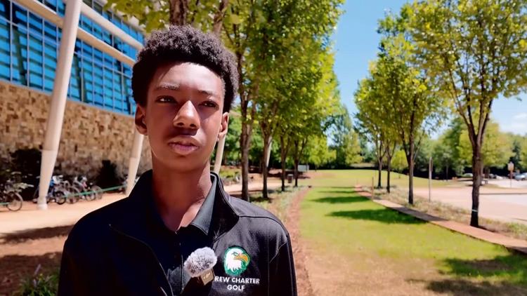Atlanta teen kicks off TOUR Championship with HOPE Tee shot