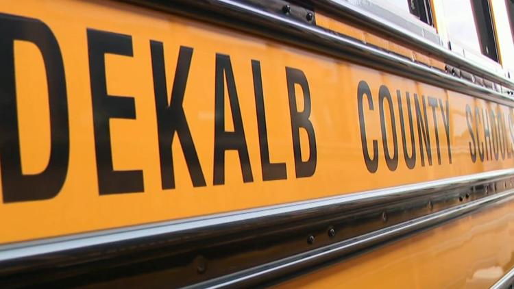 Five students taken to hospital for observation after vehicle hits DeKalb County school bus, no serious injuries reported