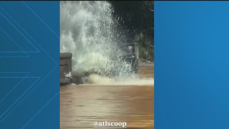 Water restored after emergency repair to water main in Buckhead