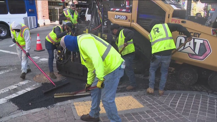 More durable, eco-friendly asphalt giving old tires a second life in Downtown Atlanta