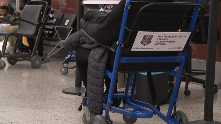 Woman with disability says wheelchair assistance failed her at Atlanta airport
