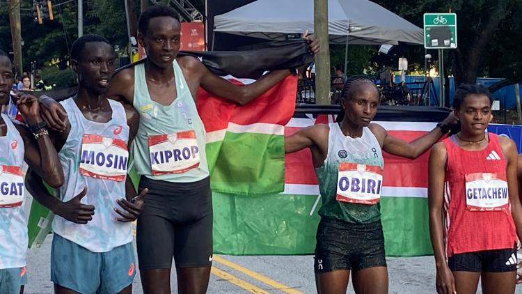 Hellen Obiri, Patrick Kiprop win AJC Peachtree Road Race