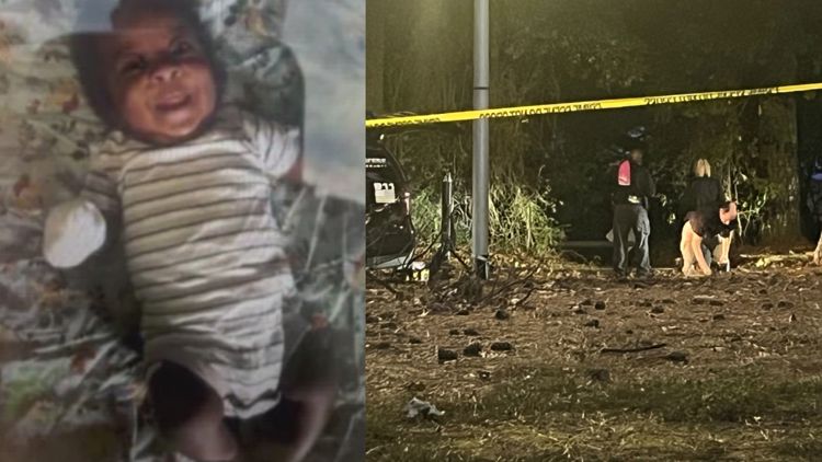 Heavy police presence at Clayton County apartment complex as search for missing 6-month-old focused on wooded area