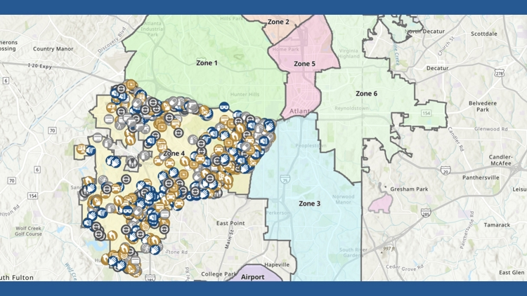 Atlanta police report a major drop in violent crime, including nearly 50% fewer homicides