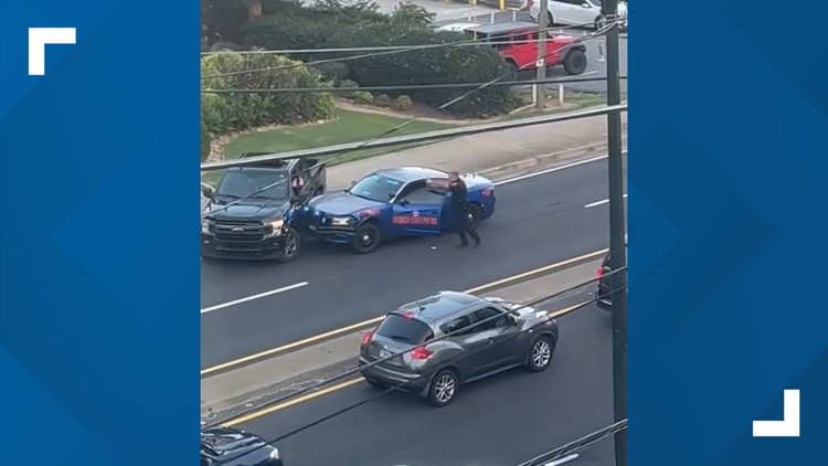 WATCH: Georgia trooper arrests burnout suspect at gunpoint after stopping car with PIT Maneuver