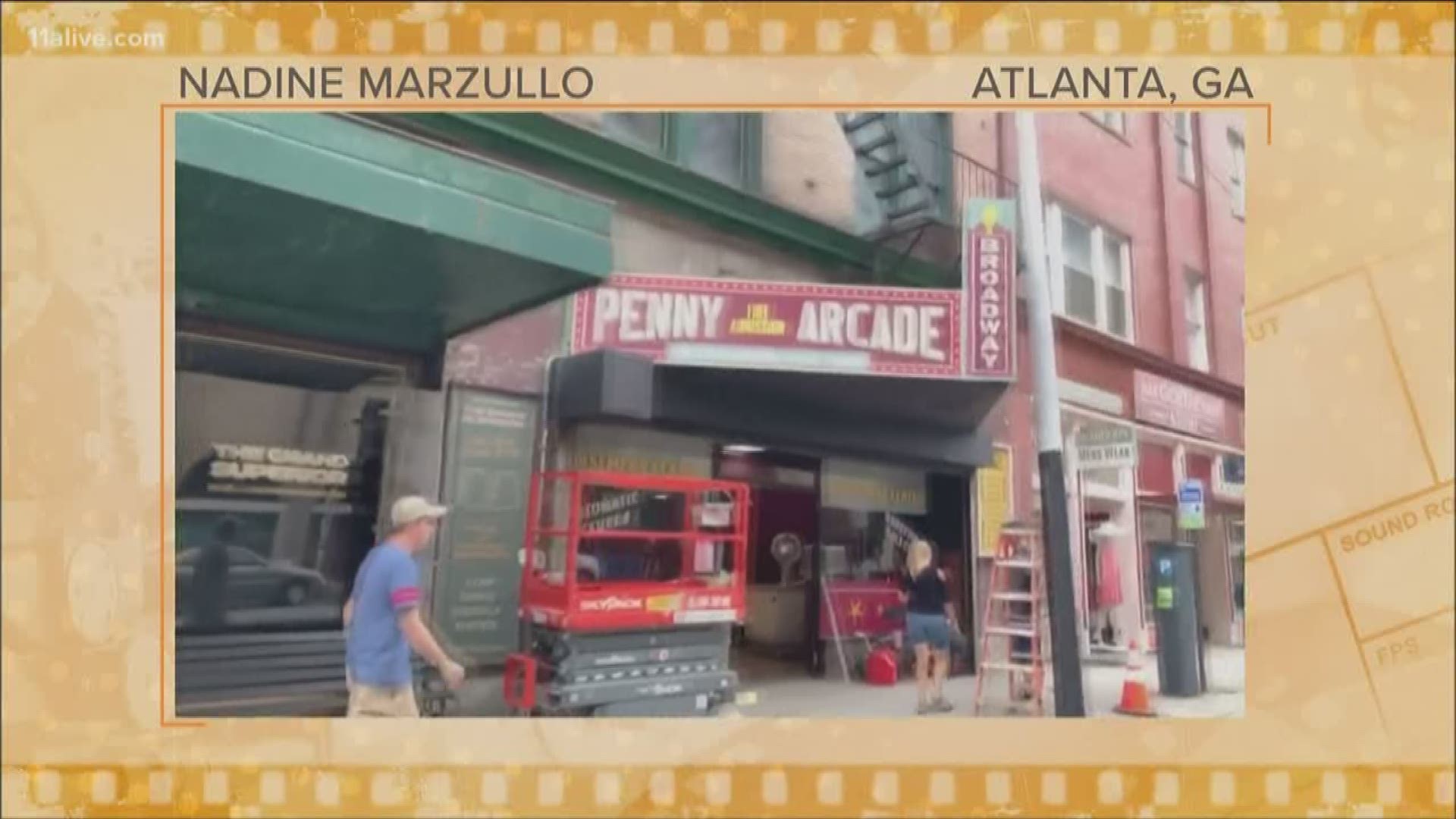 The new series has been filming around downtown and Inman Park.