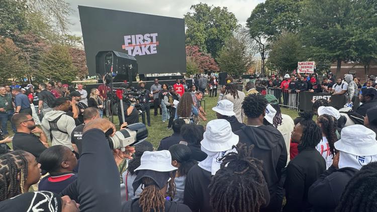 Stephen A. Smith, Cam Newton and ESPN's 'First Take' make Clark Atlanta center of sports world for a day