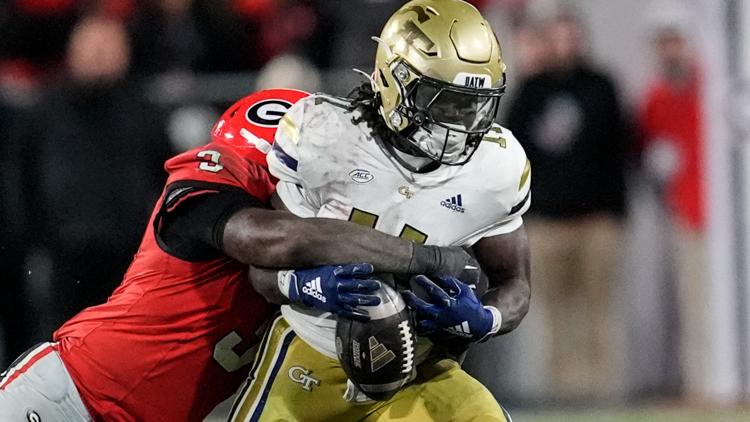 History of ranked matchups between Georgia-Georgia Tech