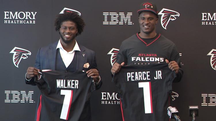Falcons celebrate defensive draft wins with Pearce Jr. and Walker duo in the first round