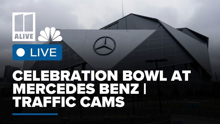 TRAFFIC CAMS | Celebration Bowl at Mercedes Benz Stadium