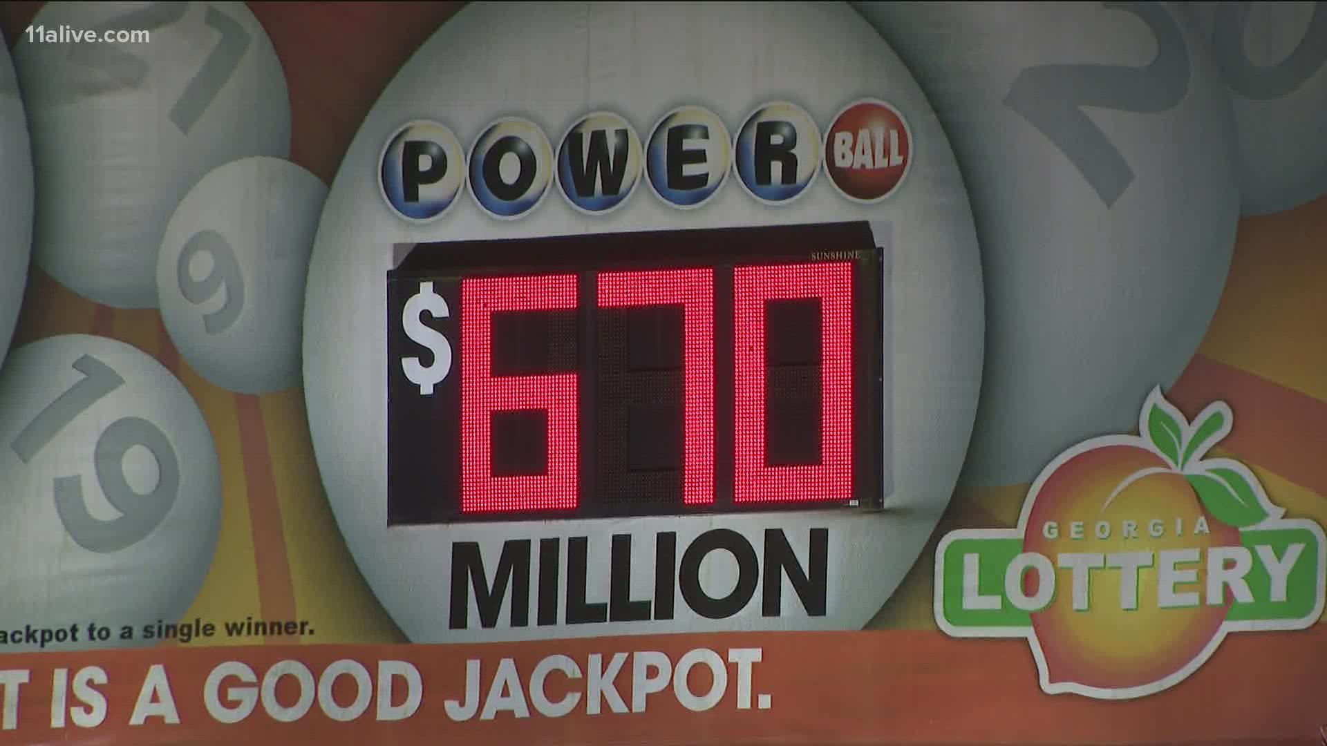 It's the fifth-largest jackpot in history with a prize of $670 million! Wow!
