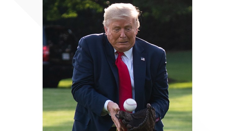 Donald Trump accidentally hit child on the head with baseball at World Series