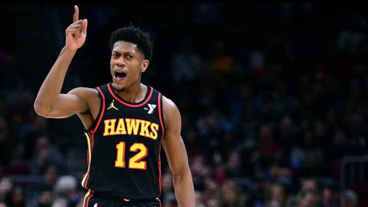 De'Andre Hunter scores 23 points as the Hawks beat the NBA-best Cavs again, 117-101