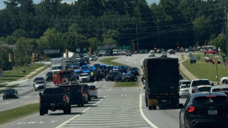 Suspect arrested after police chase in Hall County