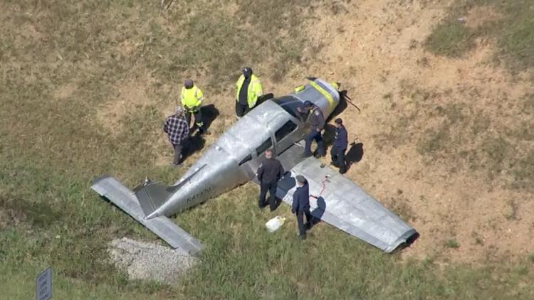 Small plane crashes in Coweta County | Aerials