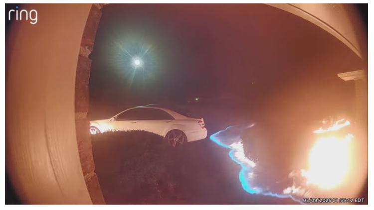 Athens fire officials conducting arson investigation, searching for 2 people seen on Ring camera