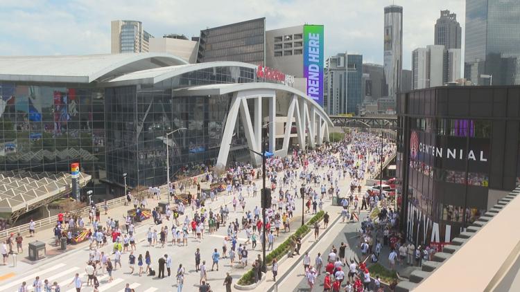 World Cup gives glimpse of progress in turning '50-acre hole in the heart of Downtown' into 'our Times Square'