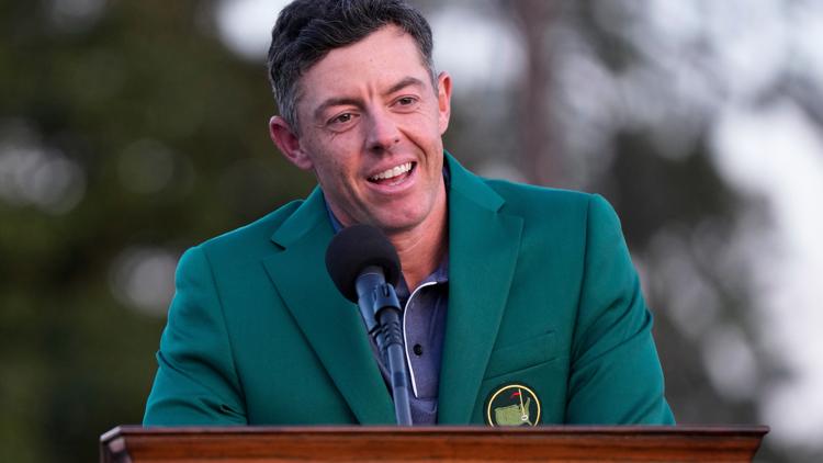 Rory McIlroy, in Atlanta for TOUR Championship, says he loves signing Masters flags more than wearing the green jacket